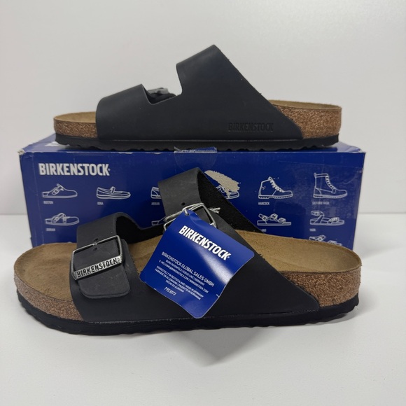 NIB • Birkenstock Arizona Oiled Leather Size: 40 L9/M7 Normal Width - Picture 1 of 8